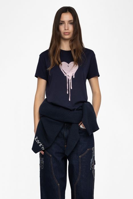 Walk Heart Strass T-Shirt